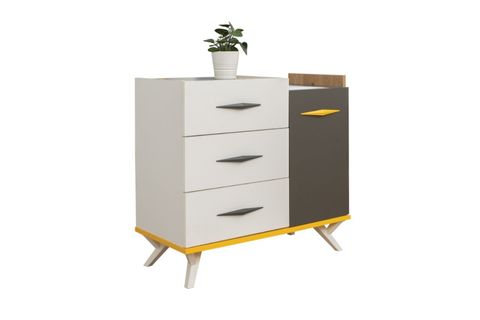 GİALLO ŞİFONYER, 3 ÇEKMECELİ