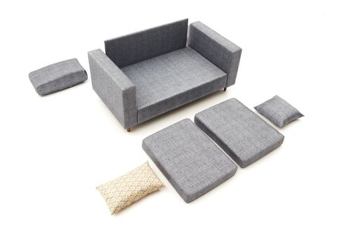 STEP SERİSİ İKİLİ KOLTUK, GRİ
