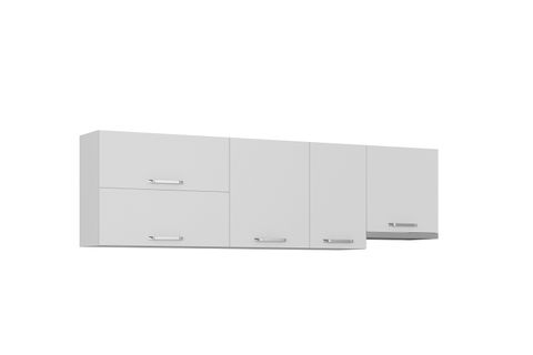 MİNAR 255 CM MUTFAK DOLABI BEYAZ 255-B8-ÜST MODÜL