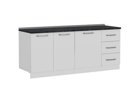 MİNAR 195 CM MUTFAK DOLABI BEYAZ 195-B1 -ALT MODÜL