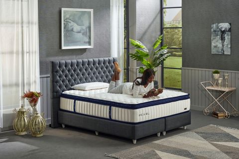 PUUF SLEEP PEARL HYBRİD İPEK VİSCO JEL TEK KİŞİLİK YATAK, 100X200