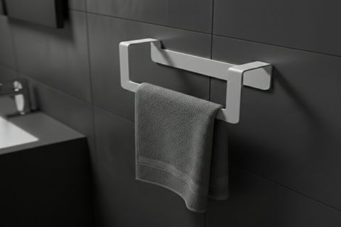 PREMİUM METAL BANYO HAVLULUĞU, AÇIK GRİ, 2046 CM