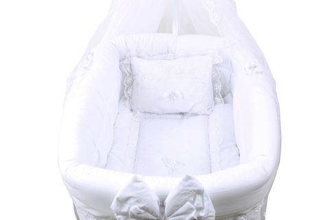 FİYONKLU SALLANIR SEPET BEŞİK, BEYAZ, 60X90