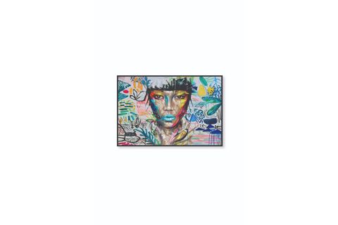 COLORED WOMAN YAĞLI BOYA DOKULU TABLO, 60X90, YD2053