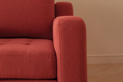 NORMOD TEKLİ KOLTUK, KIRMIZI, METAL ALTIN AYAK