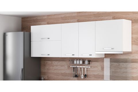 MİNAR 235 CM MUTFAK DOLABI BEYAZ 235-B7-ÜST MODÜL
