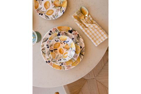 THE MİA LİMONCELLO PASTA TABAĞI 6LI SET 19 CM LMN012