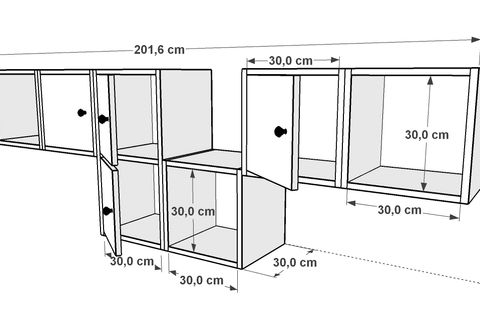 AYDIN KİTAPLIKLI RAF, DVR-1122-Ç
