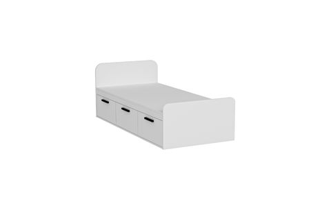 AKSER GENÇ ODASI TEK KİŞİLİK KARYOLA, 90X190