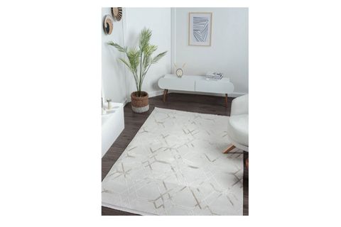 ZEN KOLEKSİYONU BAMBU DOKULU MAKİNE HALISI, BEJ, 80X200, 0595A