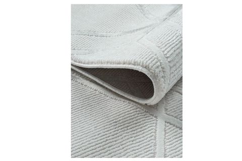 BAMBU DOKULU MODERN SIK DOKUMA MAKİNE HALISI, GRİ, 160X350, Y00595