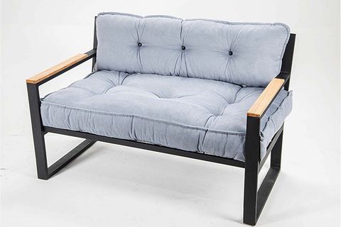 BERTA CONCEPT VİSAGE İKİLİ BAHÇE BALKON KOLTUĞU, GRİ