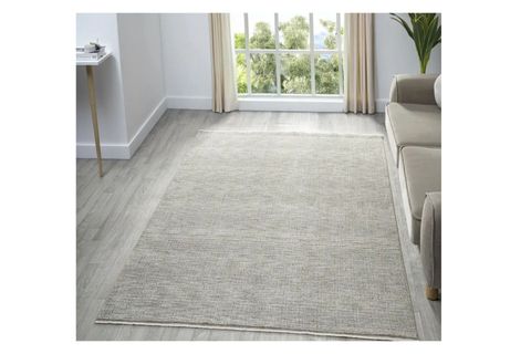 VERA SERİSİ DOKUMA MAKİNE HALISI, GRİ, 160X350