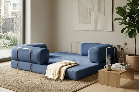 LEGOM YATAKLI AKTİVİTE KÖŞE KOLTUK LACİVERT, 200X200