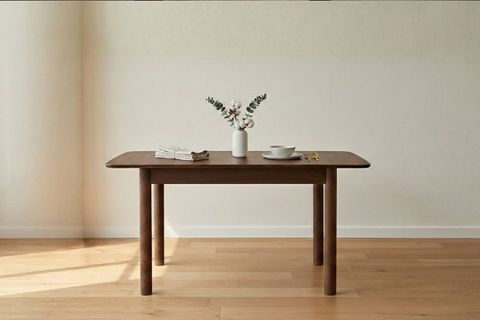 ELENA İSKANDİNAV MUTFAK MASASI, CEVİZ, 80X120