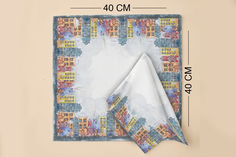 KIŞ ŞEHRİ PAMUKLU ALTI ADET PEÇETE