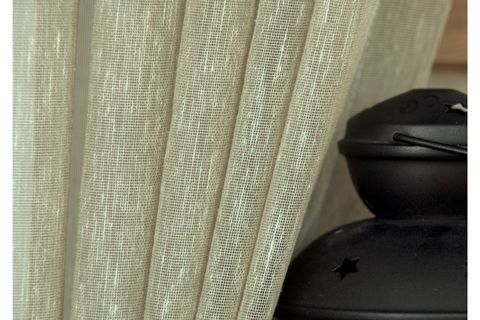 MASSARELLİ KETEN TÜL HAKİ PİLESİZ 200X260
