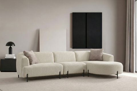 ARMONİ KÖŞE KOLTUK BEYAZ, SAĞ