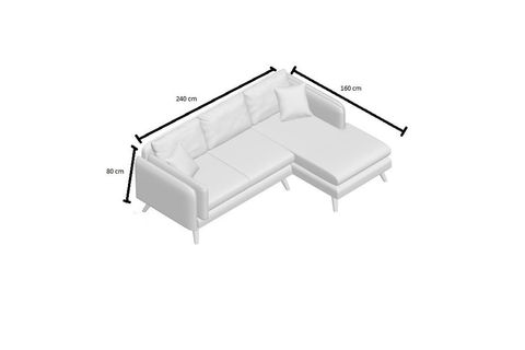 ROSSA KÖŞE KOLTUK, KREM SAĞ, KÖŞE