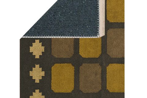 ANTRASİT GEOMETRİ DOKUMA TABAN HALI, 468 YNG, 150X230 CM