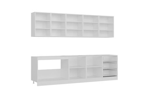 MİNAR EZGİ 280 CM MUTFAK DOLABI BEYAZ DORE 280-D2