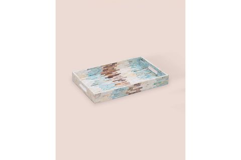 THE MİA SEDEF TEPSİ 40X25X5 CM TLC0113