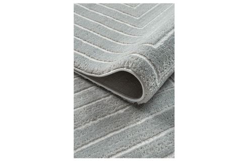 ZEN KOLEKSİYONU BAMBU DOKULU MAKİNE HALISI, GRİ, 100X150, 0597A