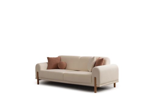 LOFT ÜÇLÜ KOLTUK, KREM