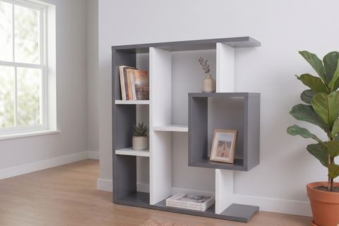 ENDA HOME YEGANE ÇİFT KULLANIMLI DUVAR RAFI BEYAZ-ANTRASİT