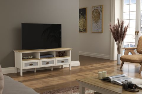 VALENA TV ÜNİTESİ, 3 ÇEKMECELİ 3 BÖLMELİ