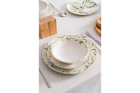 OLİVE YEMEK TAKIMI 24 PARÇA 6 KİŞİLİK