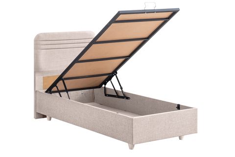 MİLA BAZA BAŞLIK VE ORTHO SOFT YATAK, KREM, 90X190
