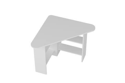 CORNER KÖŞE RAFLI ÇALIŞMA MASASI, BEYAZ