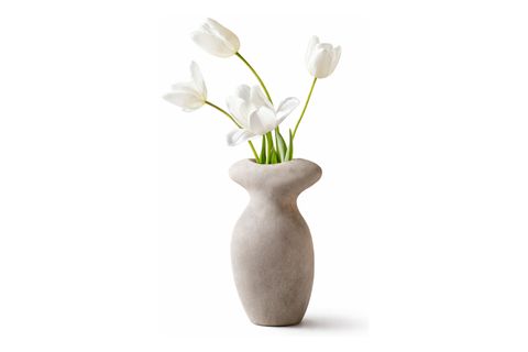 TERRACOTTA GÖVDE ŞEKİLLİ DEKORATİF VAZO
