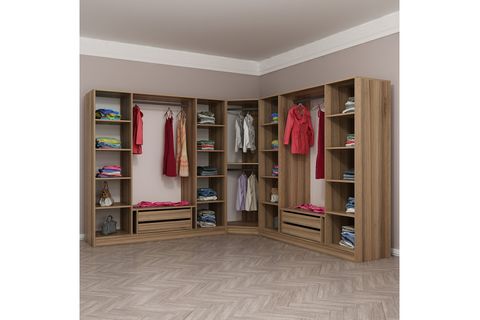 MİNAR KALE GARDIROP 04, 9 KAPAKLI, ANTRASİT