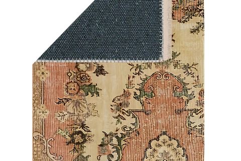 ŞEFTALİ ÇİÇEĞİ VİNTAGE DOKUMA TABAN HALI, 382 YNG, 100X200 CM