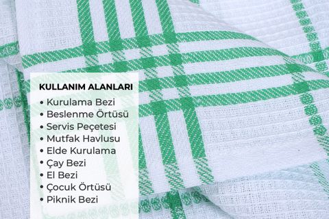 WAFFLE DESEN ONLU MUTFAK KURULAMA BEZİ, 50X70CM