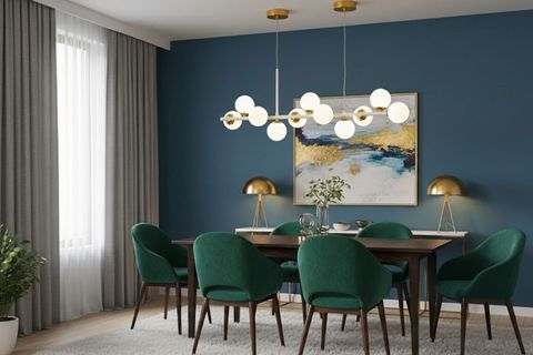 GAMZE BEYAZ CAMLI BEYAZ GOLD DETAYLI AVİZE