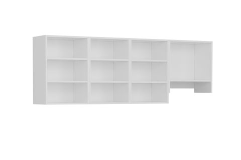 MİNAR 210 CM MUTFAK DOLABI BEYAZ 210-B7-ÜST MODÜL