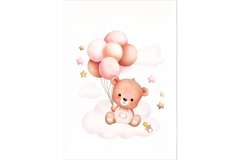 PINK BABY FRANK RAY KANVAS TABLO