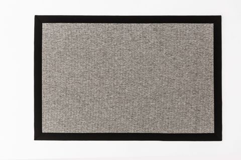 SİSAL HALI 730436 SİYAH KETEN JÜT HASIR GÖRÜNÜMLÜ KOLAY TEMİZLENEN HAV TOZ VERMEZ BORDÜRLÜ SİSAL HALI 200X300