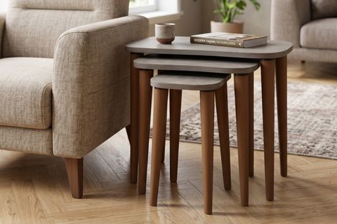 FORM ZİGON SEHPA, BETON DESEN