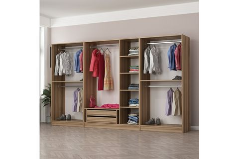 MİNAR KALE GARDIROP 14,  7 KAPAKLI,  190 CM