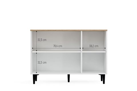 LAVO ÇOK AMAÇLI KİLER DOLABI, BEYAZ, 3 KAPAKLI