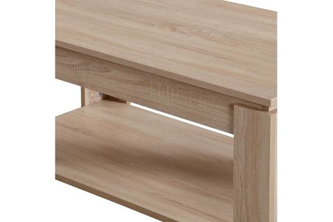 SHELF RAFLI DİKDÖRTGEN ORTA SEHPA,İTHAL MEŞE