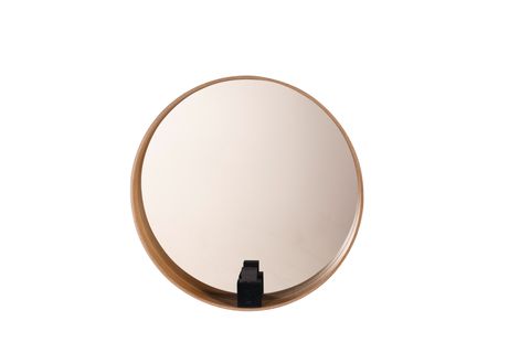 BİAS DUVAR AYNASI, CEVİZ, 50 CM