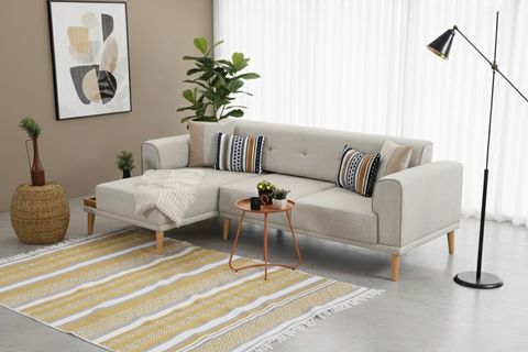 NORM KÖŞE KOLTUK, KREM, SOL KÖŞE