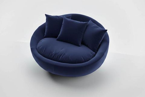 RUBY YUVARLAK DÖNER BERJER, LACİVERT