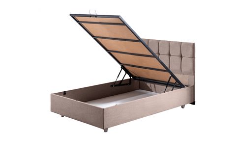 PARİS BAZA BAŞLIK LETTO YATAK SETİ, KAHVERENGİ, 90X200