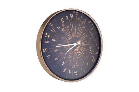 GOLD ÇERÇEVELİ MULTİPLE NUMBERED WALL SAAT 60 CM